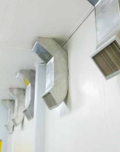 บริษัท บีทีวาย ฟู้ด จำกัด งานระบบ Evaporative สำหรับลดอุณหภูมิภายในพื้นที่ภายในห้องประกอบอาหาร